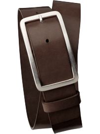 Leather contour belt
