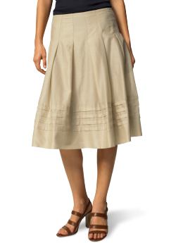 Petite voile pleat skirt