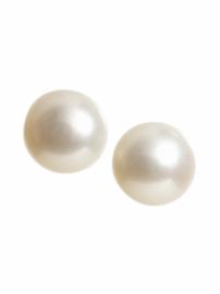 Genuine freshwater pearl earring