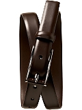 Women: Harness buckle belt - Dark brown