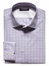 Slim fit non-iron multi-check shirt