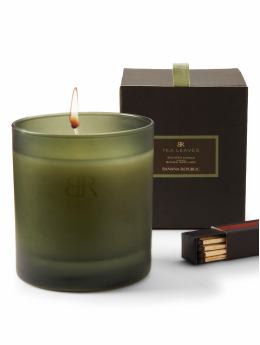 Tea leaves candle
