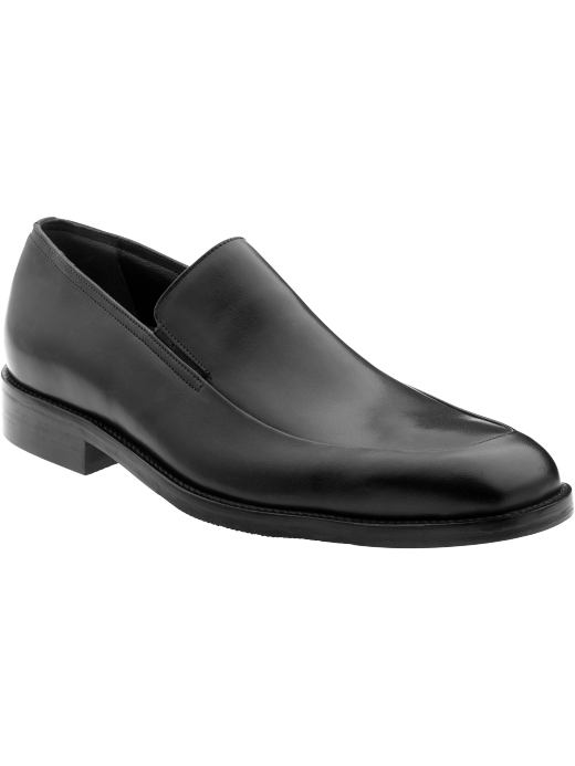 Banana Republic Men's Turnstyle Black Dress Loafers