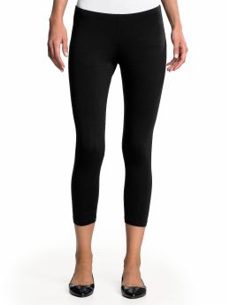 Cropped knit legging