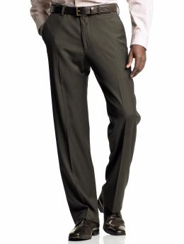 Solid lightweight wool dress pant