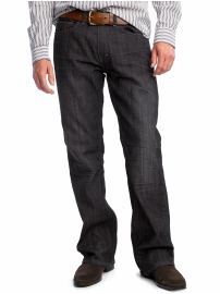 Boot-cut indigo-wash jean