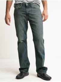 Straight medium-wash jean