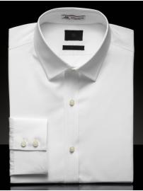 BR Monogram white poplin dress shirt