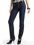 Women: Classic dark wash skinny jean - Indigo denim