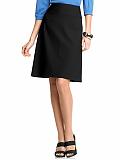 Women: Classic A-line skirt - Black