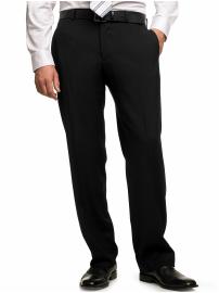 New black wool suit pant