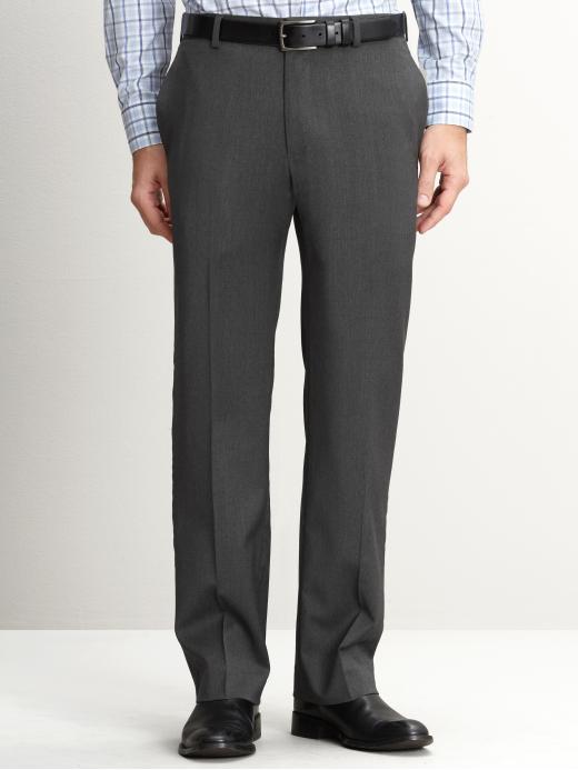 Banana Republic Men's New Charcoal Wool Suit Pants