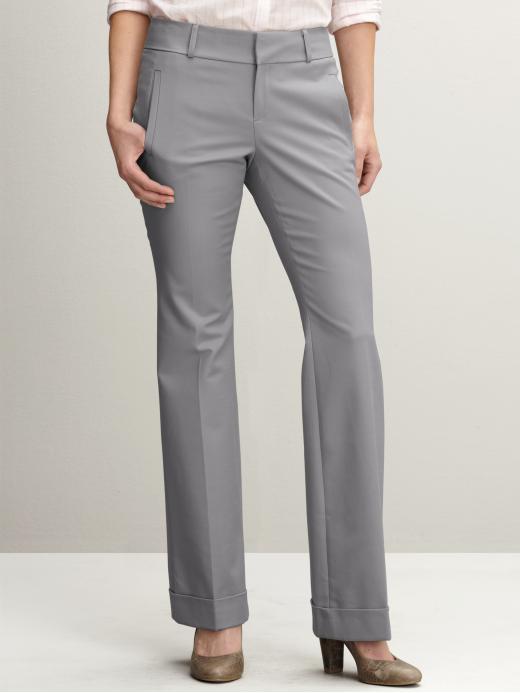 Banana Republic Petite Martin fit sleek trouser pant