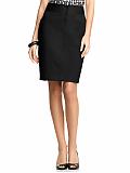 Women: Trouser pencil skirt - Black