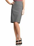 Women's tall: Tall pinstriped pencil skirt - Gray