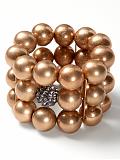 Women: Bubble elastic bracelet - Champagne