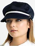 Women: Newsboy cap - Navy