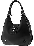 Women: Bridgeport crescent shoulder bag - Black