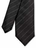 Men: Heritage pinstripe skinny tie - Gray