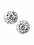 Women: Cubic zirconia vintage earring - Cubic zirconia
