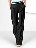BR Monogram: BR Monogram pleated trouser - Black