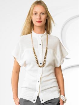 \#3 Women's Apparel: BR Monogram cashmere cap-sleeve jacket: sweaters sale | Banana Republic