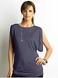 Women: Silk open-back top - Aubergine