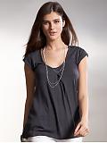 Women: Jersey pleated top - Setogawa river