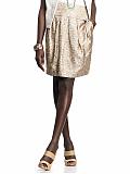 Women's tall: Tall silk printed tulip skirt - Crystalle