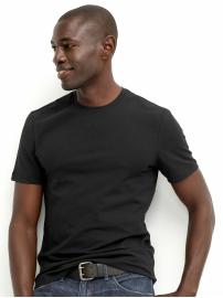 Stretch Pima Cotton Basic Tee