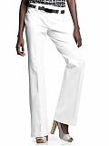 Women: 323 Martin flared pant - White