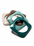 Women: Square bangle set - Turquoise