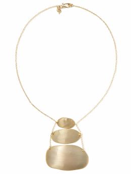 Women: Tiered disc necklace - Gold