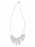 Women: Fringe necklace - Silver