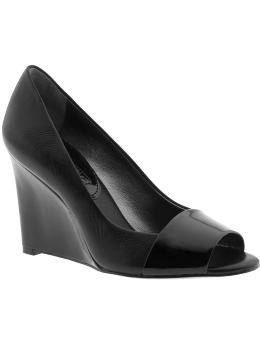 'Renee' peep-toe wedge