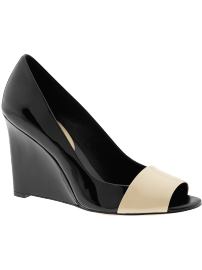 'Renee' peep-toe wedge