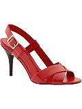 Women: 'Zelda' patent slingback - Coral