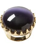 Women: Tiger's eye ring - Purple