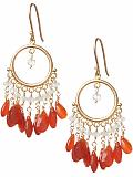 Women: Dreamcatcher earring - Carnelian