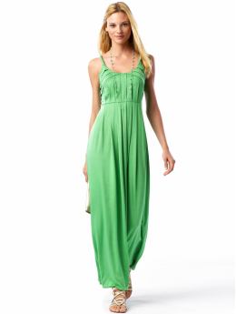 Women's Apparel: Pleated maxi dress: solids dresses | Banana Republic