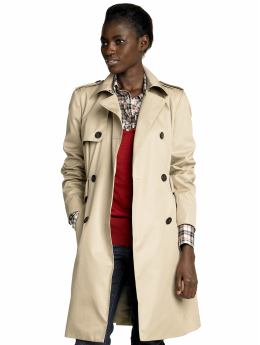 Women: Classic trenchcoat - Khaki
