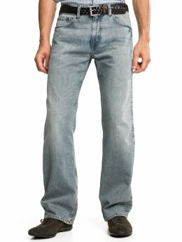 Relaxed light-wash jean