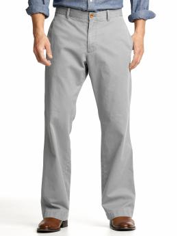 New boot-cut washed chino