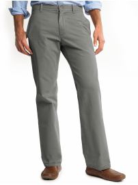 New boot-cut washed chino