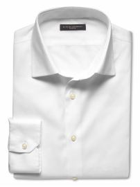 Slim fit non-iron pinpoint shirt