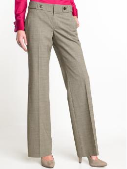 Petite jackson textured wide-leg pant