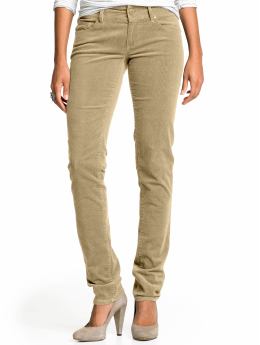 Petite classic skinny corduroy