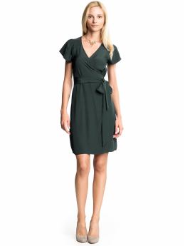 Women: Flutter-sleeve wrap dress - Roadster