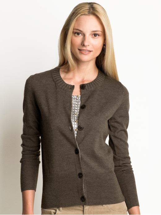 Women's Apparel: Italian merino cardigan: cardigans sweaters | Banana Republic