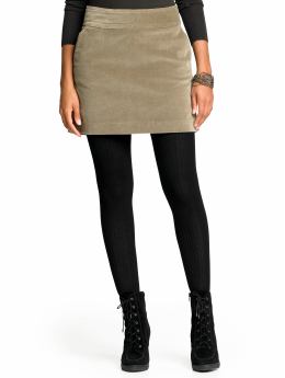 Tall corduroy mini skirt